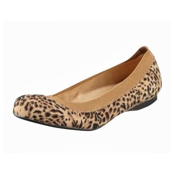 Stuart Weitzman | Suede‎ Leopard Print Flats 10 - Picture 1 of 8